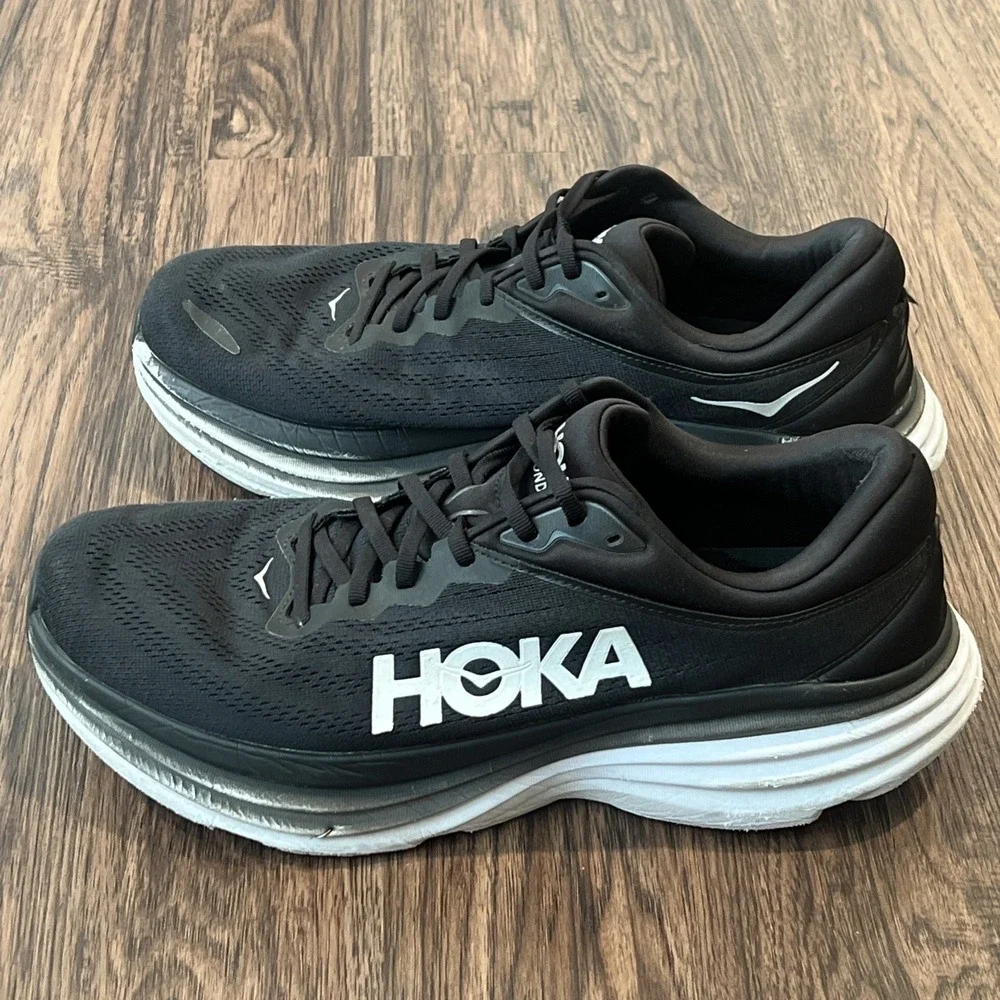 HOKA One One Men's Bondi 8 Running Shoes Size 14D READ